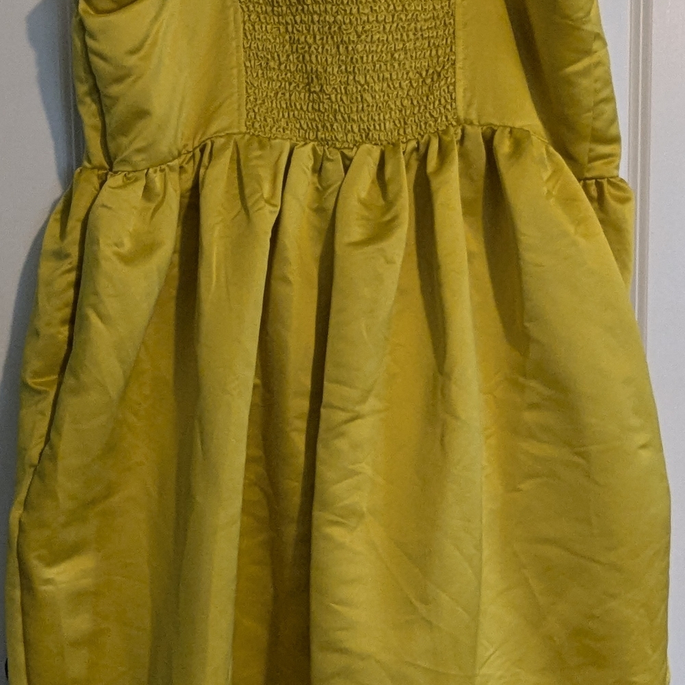 NWT Yellow Strapless Dress - Picture 6 of 7